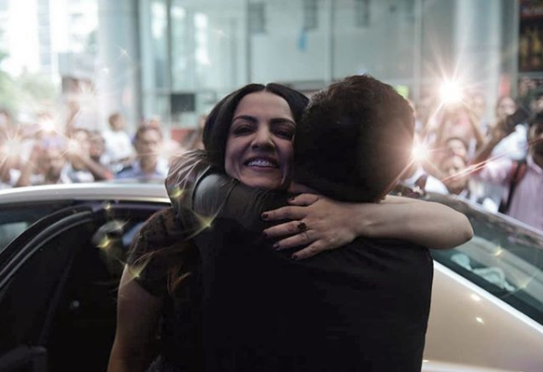 Celina Jaitly and Ram